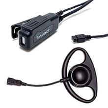 Load image into Gallery viewer, Impact I5-G1W-D2 Gold Series 1-Wire Surveillance Earpiece Kit for Icom F &amp; M Series Two-Way Radios
