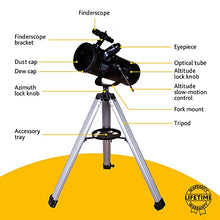 Load image into Gallery viewer, Levenhuk Skyline Base 120S Telescope  Easy-to-Use Newtonian Reflector for Beginners, Producing Sharp, Clear and Detailed Image
