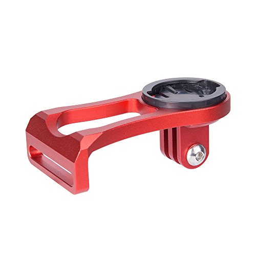 GZLMMY Mountain Road Bicycle Code Table Bracket Extension Frame CATEYE Bryton Code Table Cycle Computer Mount Holder (Red)