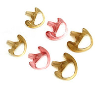Skeleton Ear Insert-Pair (Left, Right) 6 Pack Small Medium and Large Earmold Pairs (Ear-Molds)