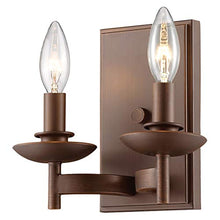 Load image into Gallery viewer, Millennium 132-RBZ Transitional Two Light Wall Sconce Darkfinish, Bronze/Dark
