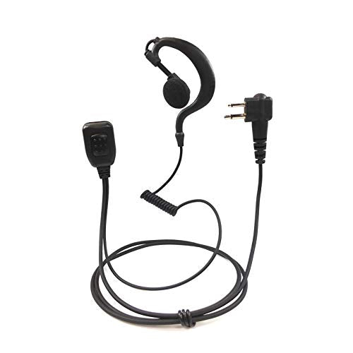 ProMaxPower Two Way Radio Headset Earpiece G-Shape for Motorola BPR40, CP100, CP200D, CP450, CLS1110, CLS1410, GP308