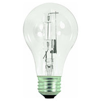 Satco 43 watts A19 A-Line Halogen Bulb 750 lumens Warm White 2 pk