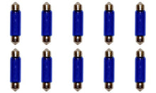 Load image into Gallery viewer, CEC Industries E211-2B (Blue) Bulbs, 12.8 V, 12.416 W, EC11-5 Base, T-3 shape (Box of 10)
