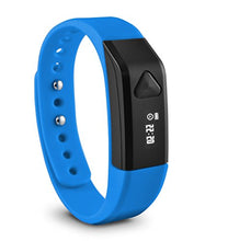 Load image into Gallery viewer, Ematic Ematic TrackBand Wireless Activity &amp; Sleep Tracker - Wearable Tech - Blue
