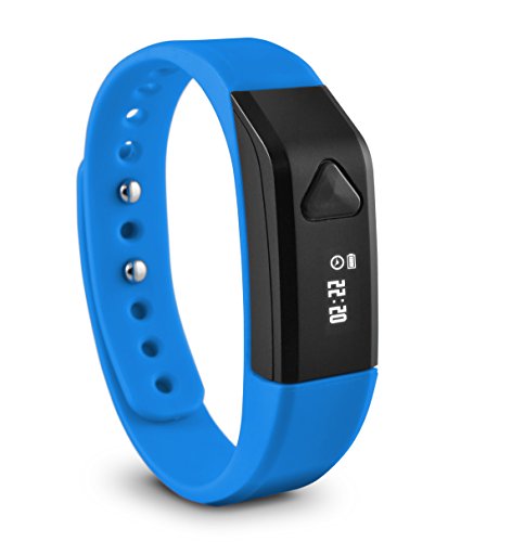 Ematic Ematic TrackBand Wireless Activity & Sleep Tracker - Wearable Tech - Blue