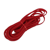 Aexit 6mm Dia Tube Fittings Tight Braided PET Expandable Sleeving Cable Wire Wrap Sheath Microbore Tubing Connectors Red 5M