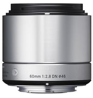Portable & Gadgets Sigma 35S963 60mm F2.8 DN Lens (Silver) (Micro Four Thirds) Color: Silver Style: Micro Four Thirds