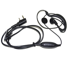 Load image into Gallery viewer, Hqrp Kit: 2 Pin Ptt Speaker Microphone And Earpiece Mic Headset Compatible With Kenwood Th 21 Th 21 A
