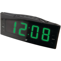 GPX, Inc. C353B AM/FM Clock Radio with Dual Alarms and LED Display (Black)