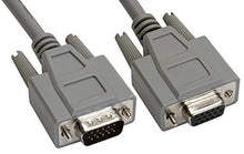 Load image into Gallery viewer, Amphenol CS-DSDHD15MF0-010 15-Pin HD15 Deluxe D-Sub Cable, Shielded, Male/Female, 10&#39;, Gray
