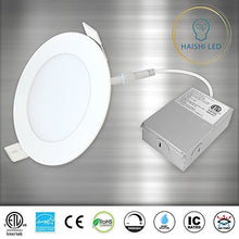 Load image into Gallery viewer, HAISHI 4-Inch 9W 120V Recessed Ultra Thin Ceiling LED Downlight Air Tight Retrofit Slim IC Rated ETL Energy Star 750 Lumens 3000K
