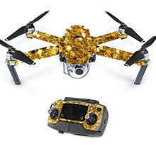 Load image into Gallery viewer, MightySkins Skin Compatible with DJI Mavic Pro Quadcopter Drone - Gold Chips | Protective, Durable, and Unique Vinyl Decal wrap Cover | Easy to Apply, Remove, and Change Styles | Made in The USA
