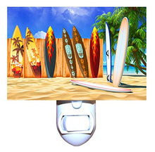 Load image into Gallery viewer, Surfboards on The Beach Decorative Night Light
