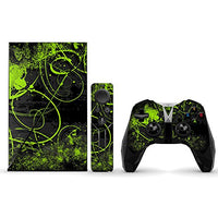 MightySkins Skin Compatible with NVIDIA Shield TV (2017) wrap Cover Sticker Skins Green Distortion