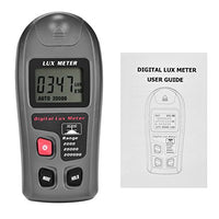 Digital Lux Meter,MT-30 Digital Luxmeter LCD Display Light Meter Environmental Testing Illuminometer (Range: 0.1~200,000 Lux and 0.01~20,000 Fc)