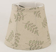 Load image into Gallery viewer, Albert Estate LTD, 6&quot; Fern Pattern on Natural Linen Shade
