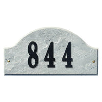 Qualarc Ridgecrest Arch Granite Address Plaque