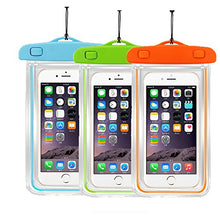 Load image into Gallery viewer, [3Pack]Waterproof Case Universal CellPhone Dry Bag Pouch CaseHQ for Apple iPhone 8,8plus,7,7plus,6s, 6, 6S Plus, SE, 5S, Samsung Galaxy s8 s8Plus S7, S6 Note 7 5, HTC LG Sony Nokia up to 5.8&quot; diagonal
