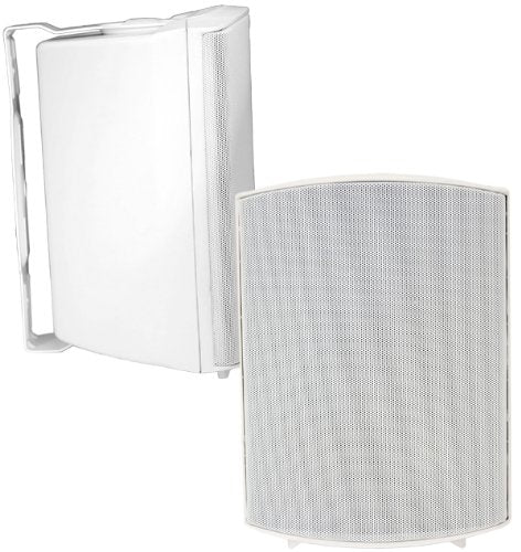 Earthquake Sound AWS-602W All-Weather Indoor/Outdoor Speakers (Matte White, Pair)