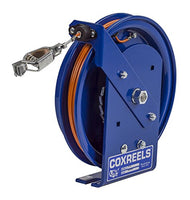 Coxreels SD-75-1 Spring Rewind Static Discharge Cable Reel: 75' stainless steel cable