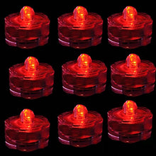 Load image into Gallery viewer, TDLTEK Submersible Led Lights - Tea Lights - for Wedding,Special Events, 120 Pack Red
