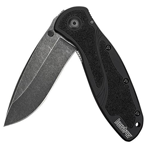 Kershaw Blur Blackwash Folding Knife (1670BW); 3.4