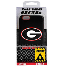 Load image into Gallery viewer, Guard Dog Collegiate Hybrid Case for iPhone 6 / 6s  Georgia Bulldogs  Black
