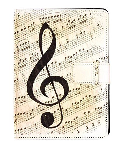 Music Notes Tablet and E-reader Case