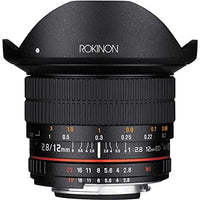 Rokinon 12mm f/2.8 Fisheye Lens for Nikon F