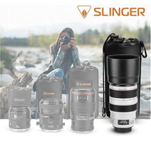 Load image into Gallery viewer, Slinger Neoprene Lens Pouch   X Large (Super Zoom And Ultra Telephoto)
