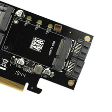 Load image into Gallery viewer, XT-XINTE PCIE 3.0 X4 to M.2 NVMe NGFF SSD Adapter M Key B Key mSATA NVME m2 SSD &amp; m.2 AHCI NGFF &amp; mSATA 3 in 1 Converter
