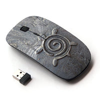 KawaiiMouse [ Optical 2.4G Wireless Mouse ] Turtle Architecture Design Figurine Stone