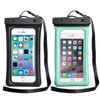 TeaTronics Floating Waterproof Case,Waterproof Phone Case IPX8 Waterproof Phone Pouch Available TPU Clear Dry Bag