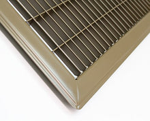 Load image into Gallery viewer, 6&quot; X 10&quot; Floor Grille - Fixed Blades Air Grill - Brown [Outer Dimensions: 7.75 X 11.75]
