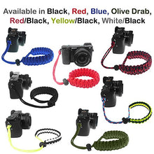 Load image into Gallery viewer, Fo Rapid Braided 550 Paracord Adjustable Camera Wrist Strap/Bracelet Hand Grip Compatible With Nikon
