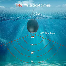 Load image into Gallery viewer, SYANSPAN Fish Finder Underwater Fishing Video Camera 7&quot; TFT LCD Monitor IP68 HD 1000TVL Camera,8GB TF Card Recording/Snapshot,12 Adjustable IR Lights Night Version Ice/Lake Fishing Camera(30m Cable)
