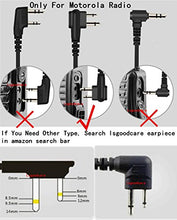 Load image into Gallery viewer, Lsgoodcare 2 Pin Advanced G Shape Earhook Police Headset Headset Earphone PTT and Mic Compatible for Motorola Two Way Radio CP040 CP200 CP100 CLS1110 GP2000 VL50 Security Walkie Talkie,Pack of 2
