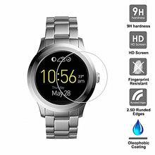 Load image into Gallery viewer, KAIBSEN For Fossil Q Founder Smart Watch 2.5D Tempered Glass Screen Protector,HD Clear Glass Film No-Bubble,9H Hardness,Scratch Resist
