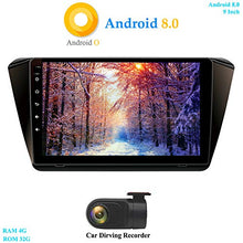 Load image into Gallery viewer, XISEDO 9&quot; Android 8.0 Car Stereo in-Dash Head Unit RAM 4G ROM 32G Car Radio GPS Navigation for Superb (2015-2016) Support SWC, WiFi, Bluetooth, RDS (with DVR)
