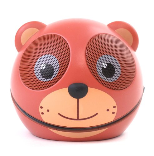 Zoo-Tunes Portable Mini Character Speakers for MP3 Players, Tablets, Laptops etc.(Teddy Bear)