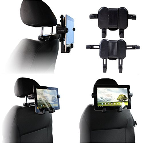 Navitech in Car Portable 2 in 1 Laptop/Tablet Head Rest/Headrest Mount/Holder Compatible with The Panasonic Toughbook C2 12.5 inch
