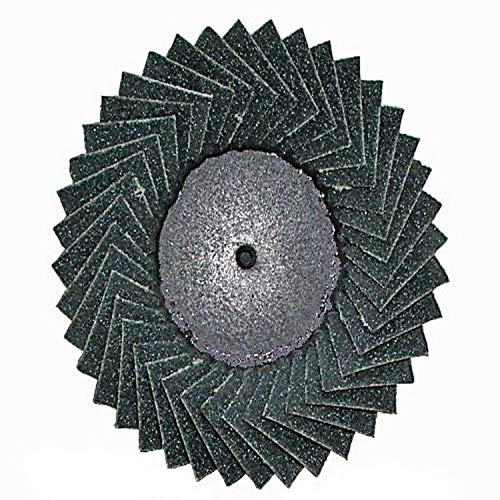 Shark 83751 3-Inch Zirconia Mini Cup Style Flap Disc, Grit-40, Pack-2