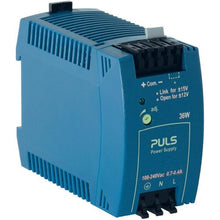 Load image into Gallery viewer, PULS ML30.102 100-240 VAC Input, 3-2.5 AMP, MINILINE, Power Supply, 10-12 VDC Output, 1 Phase, 30 WATT, DIN-Rail
