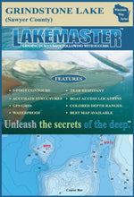 Load image into Gallery viewer, Lakemaster LPWIGEP03-05 Paper Map Grindstone (Sawyer)
