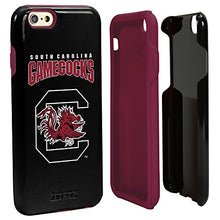 Load image into Gallery viewer, Guard Dog Collegiate Hybrid Case for iPhone 6/6s  South Carolina Fighting Gamecocks  Black
