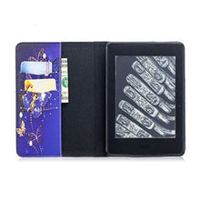 Load image into Gallery viewer, SATURCASE Case for Amazon Paperwhite 1 2 3, Beautiful Pattern PU Leather Flip Wallet Stand Card Slots Protective Case Cover with Auto Wake/Sleep for Amazon Paperwhite 1 2 3 6.0&quot; (BFT-2)
