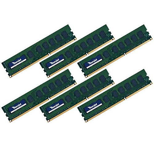 Ramjet 96GB DDR3-1066 ECC DIMM PC3-8500 DDR3 1066Mhz Kit for Apple Mac Pro (6x 16GB)