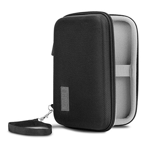 USA Gear Hard Shell Pico Projector Case with Protective EVA Exterior, Scratch-Resistant Interior & Wrist Strap - Compatible with Philips PPX4350WIFI/INT Pocket Projector, Cocar C800S Projector & More