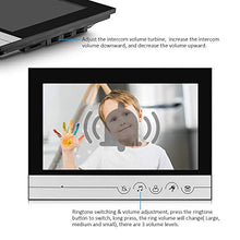Load image into Gallery viewer, Wired Video Intercom System, Video Doorphone 9 Inches Monitor with Camera Wired Video Doorbell Kits Support Unlock, Monitoring, Dual-Way Intercom for House Office Apartment(Need Connection Line)
